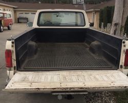 1987 Ford F-250  single cab long bed with full 8 foot bed  manual