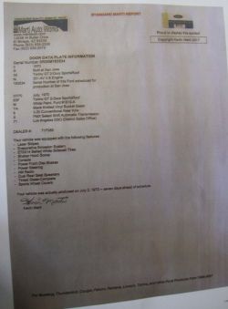 1970 Ford  Torino  GT  351 V8 Cleveland 4V auto 